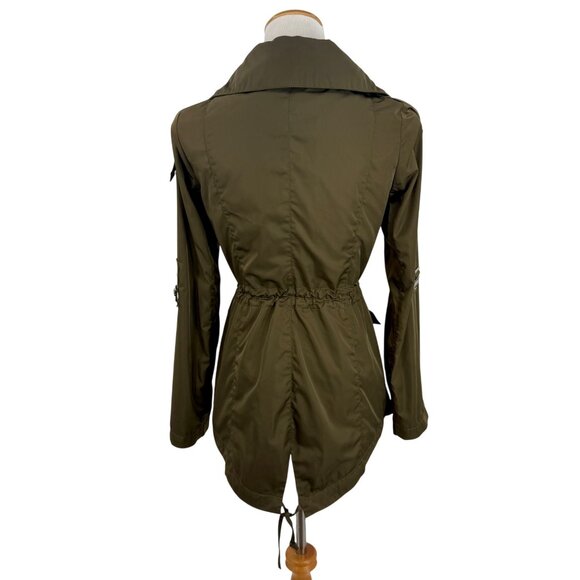 BCBGeneration Utility Military Anorak Parka Jacket Olive Green Gorpcore Armycore - Picture 11 of 16